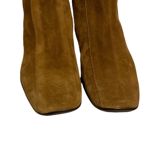 Prada Mid Calf Suede Boots - Picture 4 of 7